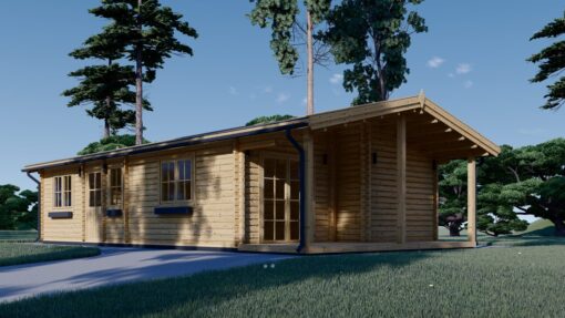 Sommerhus LINCOLN (66 mm), 6×12 m, 72 m²