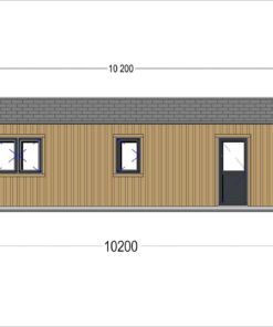 Sommerhus SELENE 63 m² (44 mm + træbeklædning)