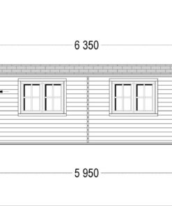 Havehuse STRONGHOLD (44 mm), 3×6 m