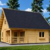 Træhus i 2 etager 80 m² – DORIS med 44+44 mm vægge