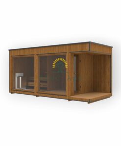 Luksus sauna 2.3 m x 5.4 m