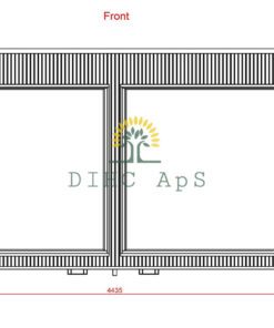 Luksus sauna 2.3 m x 4.4 m