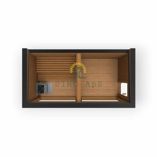 Luksus sauna 2.3 m x 4.4 m