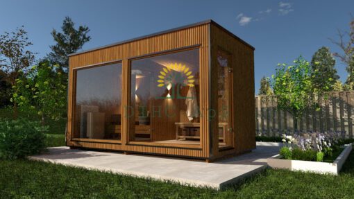 Luksus sauna 2.3 m x 4.4 m