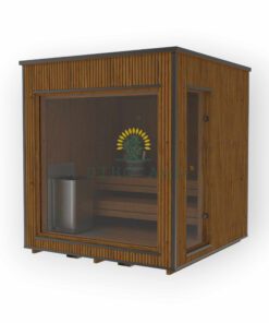 Luksus sauna 2.3 m x 2.3