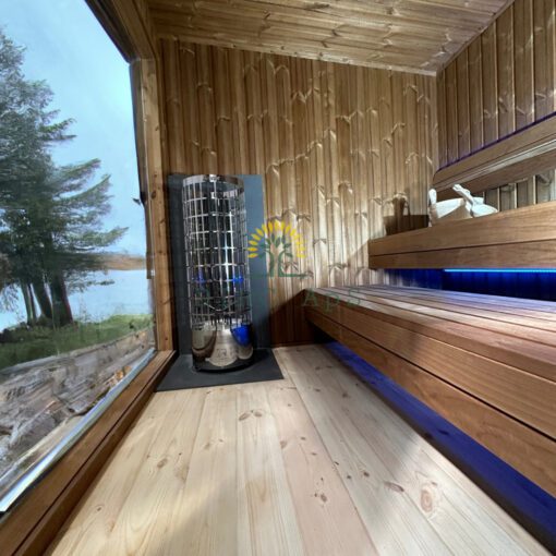 Luksus sauna 2.3 m x 2.3