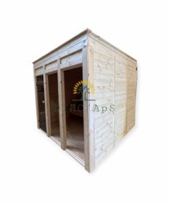 Øko sauna 2.4 m x 2.4 m