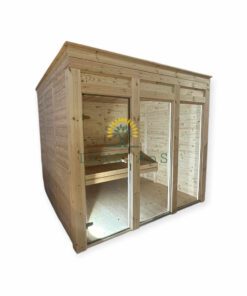 Øko sauna 2.4 m x 2.4 m