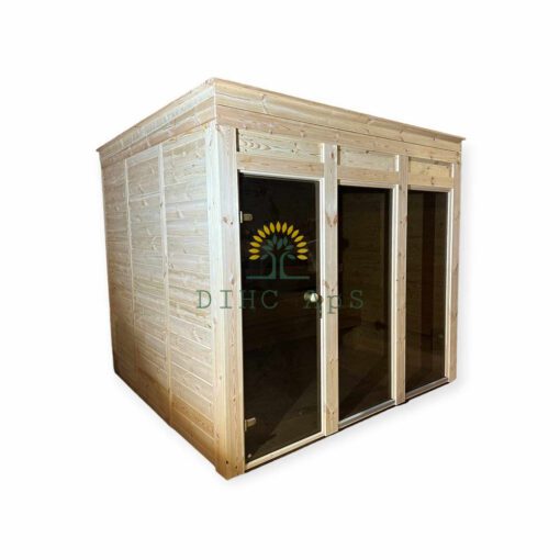 Øko sauna 2.4 m x 2.4 m