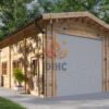 Garage til Campingvogn (44 mm), 4×8 m, 32 m²