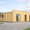 Lille Træhus KAYA 1 (44 mm + Træbeklædning), 48 m²