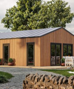 Isoleret træhus Kaia 9,34 × 6,14 m