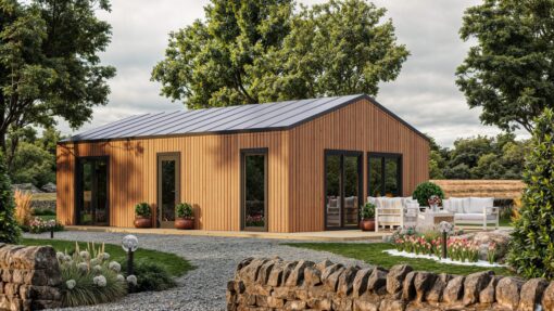 Isoleret træhus Kaia 9,34 × 6,14 m