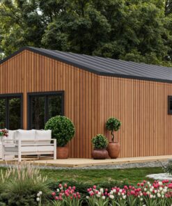 Isoleret træhus Kaia 9,34 × 6,14 m