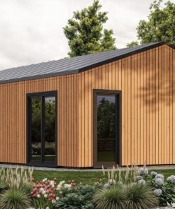 Isoleret træhus Kaia 9,34 × 6,14 m