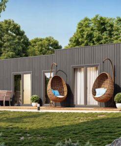 Isoleret Tiny House NORDIC-L 5.74 × 11.94 m