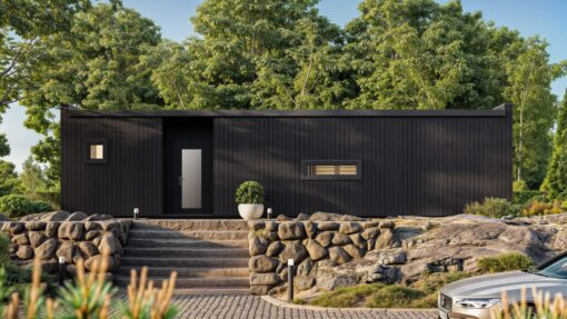 Isoleret Tiny House NORDIC-L 5.74 × 11.94 m