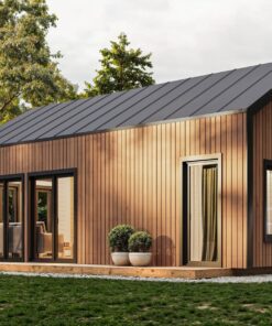 Isoleret træhus Solari 5.09 x 8.59 m