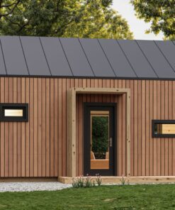 Isoleret træhus Solari 5.09 x 8.59 m