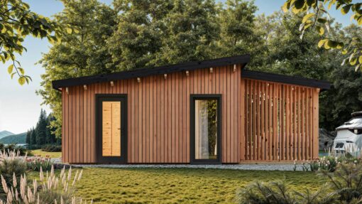 🏡 Isoleret Moderne Hytte Verno 7.74 × 5.34 m