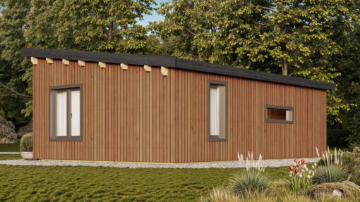 Isoleret Moderne Hytte Verno 7.74 × 5.34 m