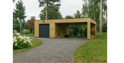 Garage BIZON 24 m² + 36 m² Carport