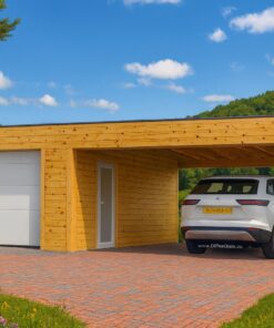 Garage BIZON 24 m² + 36 m² Carport