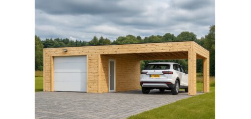 Garage BIZON 24 m² + 36 m² Carport