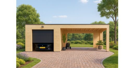 Garage BIZON 24 m² + 36 m² Carport