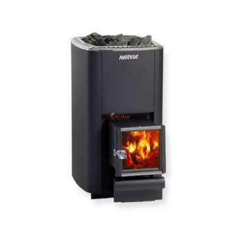 Brændefyret saunaovn Harvia M3 SL, 16,5 kW (fyring udefra)